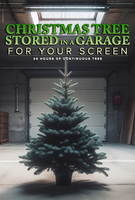 Christmas Tree Stored in a Garage For Your Screen